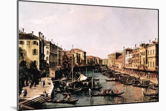 Grand Canal-Canaletto-Mounted Art Print