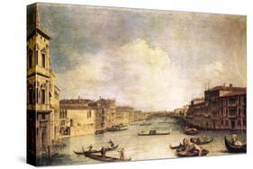 Grand Canal-Canaletto-Stretched Canvas