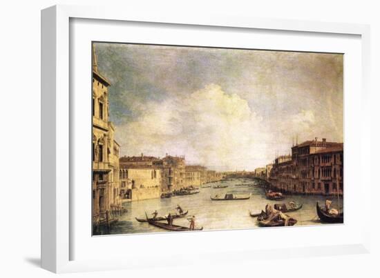 Grand Canal-Canaletto-Framed Art Print