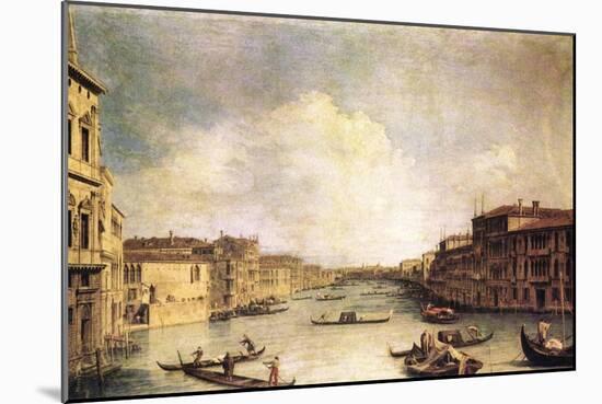 Grand Canal-Canaletto-Mounted Premium Giclee Print
