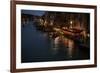Grand Canale from Rialto Bridge at Blue Hour, Venice, Italy-PH.OK-Framed Photographic Print