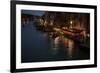 Grand Canale from Rialto Bridge at Blue Hour, Venice, Italy-PH.OK-Framed Photographic Print