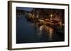 Grand Canale from Rialto Bridge at Blue Hour, Venice, Italy-PH.OK-Framed Photographic Print