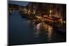 Grand Canale from Rialto Bridge at Blue Hour, Venice, Italy-PH.OK-Mounted Photographic Print