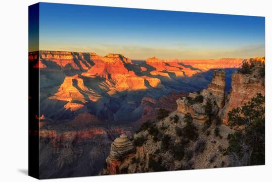 Grand Canyon at Sunset, Arizona-lucky-photographer-Stretched Canvas