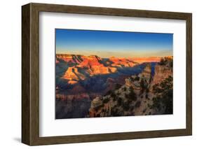 Grand Canyon at Sunset, Arizona-lucky-photographer-Framed Photographic Print