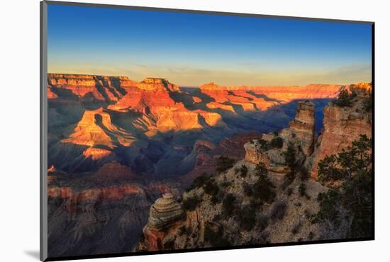 Grand Canyon at Sunset, Arizona-lucky-photographer-Mounted Photographic Print