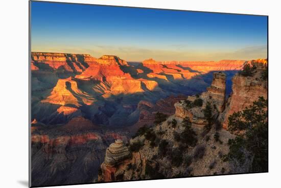 Grand Canyon at Sunset, Arizona-lucky-photographer-Mounted Photographic Print