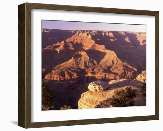 Grand Canyon at Sunset, Unesco World Heritage Site, Arizona, USA-Simon Harris-Framed Photographic Print