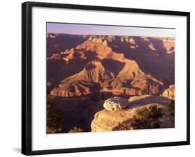 Grand Canyon at Sunset, Unesco World Heritage Site, Arizona, USA-Simon Harris-Framed Photographic Print
