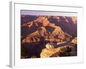 Grand Canyon at Sunset, Unesco World Heritage Site, Arizona, USA-Simon Harris-Framed Photographic Print