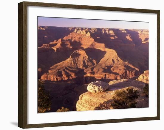 Grand Canyon at Sunset, Unesco World Heritage Site, Arizona, USA-Simon Harris-Framed Photographic Print