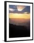 Grand Canyon at Sunset with Clouds, Grand Canyon NP, Arizona-Greg Probst-Framed Premium Photographic Print