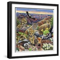 Grand Canyon Babies-Jenny Newland-Framed Premium Giclee Print