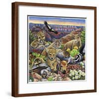 Grand Canyon Babies-Jenny Newland-Framed Giclee Print