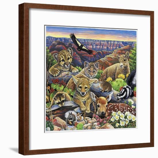 Grand Canyon Babies-Jenny Newland-Framed Giclee Print