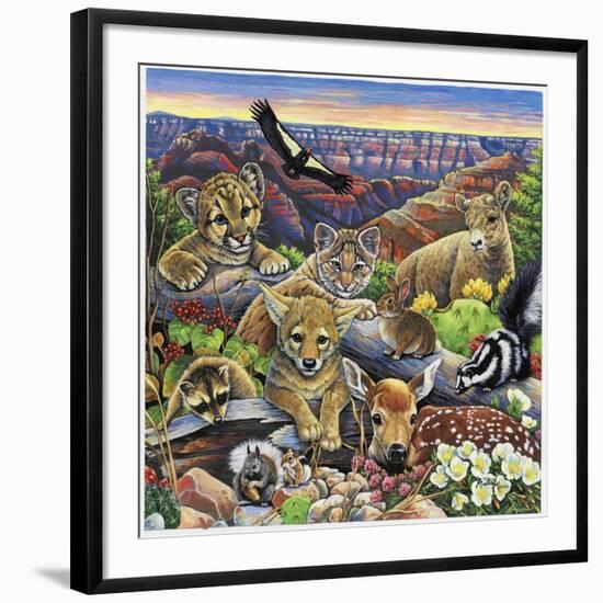 Grand Canyon Babies-Jenny Newland-Framed Giclee Print