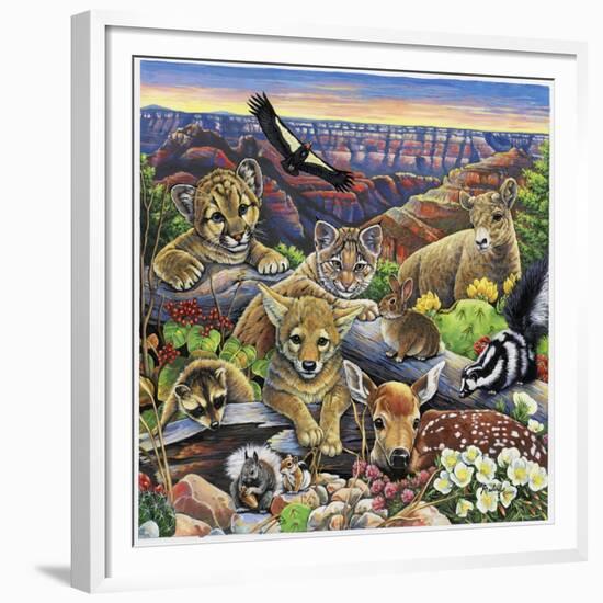 Grand Canyon Babies-Jenny Newland-Framed Giclee Print