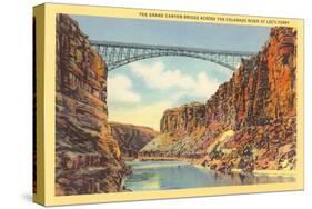 Grand Canyon Bridge at Lee's Ferry-null-Stretched Canvas