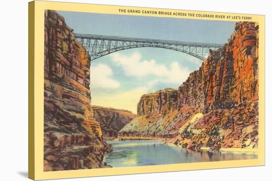 Grand Canyon Bridge at Lee's Ferry-null-Stretched Canvas