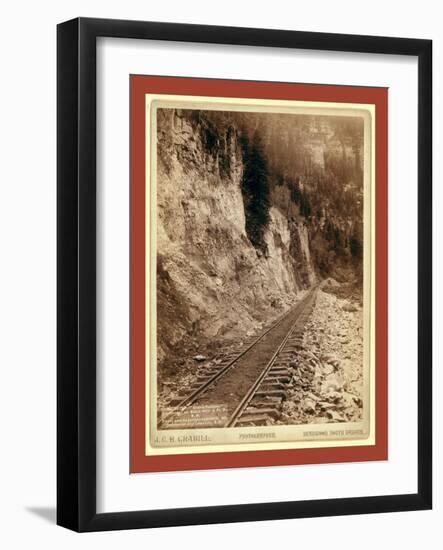 Grand Canyon. Elk Canyon on Black Hills and Ft. P. R.R-John C. H. Grabill-Framed Giclee Print