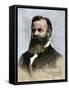 Grand Canyon Explorer John Wesley Powell, with His Autograph-null-Framed Stretched Canvas
