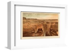 Grand Canyon: Foot of the Toroweap looking East, c.1882-William Henry Holmes-Framed Art Print