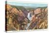 Grand Canyon from Artist Point, Yellowstone National Park-null-Stretched Canvas