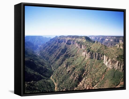 Grand Canyon, from Helicopter, Unesco World Heritage Site, Arizona, USA-R H Productions-Framed Stretched Canvas