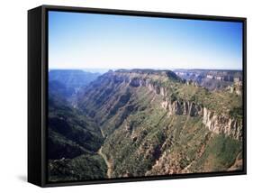 Grand Canyon, from Helicopter, Unesco World Heritage Site, Arizona, USA-R H Productions-Framed Stretched Canvas