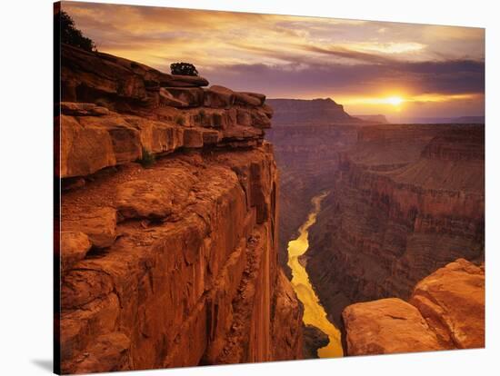 Grand Canyon from Toroweap Point-Ron Watts-Stretched Canvas