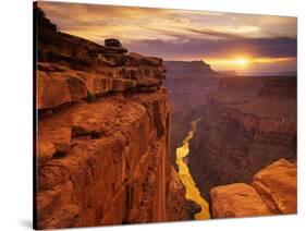 Grand Canyon from Toroweap Point-Ron Watts-Stretched Canvas