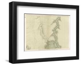 Grand Canyon: Geologic Map of the Southern Kaibab Plateau (Part II, North-East), c.1882-Clarence E^ Dutton-Framed Art Print