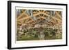 Grand Canyon Hotel Lounge, Yellowstone National Park-null-Framed Art Print