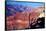 Grand Canyon in Red Glow-George Oze-Framed Stretched Canvas