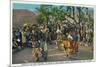 Grand Canyon Nat'l Park, Arizona - Dance of the Hopi in front of Hopi House-Lantern Press-Mounted Premium Giclee Print