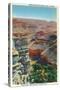 Grand Canyon Nat'l Park, Arizona - Northeastern View from Near El Tovar Hotel-Lantern Press-Stretched Canvas