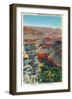 Grand Canyon Nat'l Park, Arizona - Northeastern View from Near El Tovar Hotel-Lantern Press-Framed Art Print