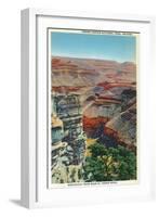 Grand Canyon Nat'l Park, Arizona - Northeastern View from Near El Tovar Hotel-Lantern Press-Framed Art Print