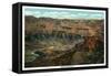 Grand Canyon Nat'l Park, Arizona - Panoramic View of the Park from Near Lipan Point, c.1932-Lantern Press-Framed Stretched Canvas