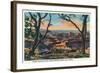 Grand Canyon Nat'l Park, Arizona - Sunset View from Hopi Point-Lantern Press-Framed Art Print