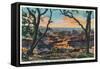 Grand Canyon Nat'l Park, Arizona - Sunset View from Hopi Point-Lantern Press-Framed Stretched Canvas