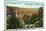 Grand Canyon Nat'l Park, Az - Panoramic View, Vishnu Temple from "Duck-On-The-Rock", c.1932-Lantern Press-Mounted Art Print