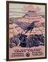 Grand Canyon National Park, a Free Government Service, ca. 1938-WPA-Framed Art Print