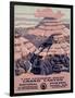 Grand Canyon National Park, a Free Government Service, ca. 1938-WPA-Framed Art Print