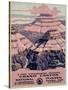 Grand Canyon National Park, a Free Government Service, ca. 1938-WPA-Stretched Canvas