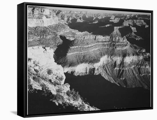 Grand Canyon National Park. Arizona 1933-1942-Ansel Adams-Framed Stretched Canvas