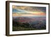 Grand Canyon National Park, Arizona - Hazy Canyon View-Lantern Press-Framed Art Print