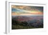 Grand Canyon National Park, Arizona - Hazy Canyon View-Lantern Press-Framed Art Print