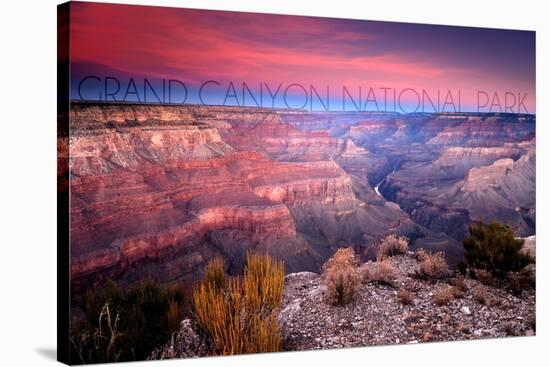 Grand Canyon National Park, Arizona - Ridge Line-Lantern Press-Stretched Canvas